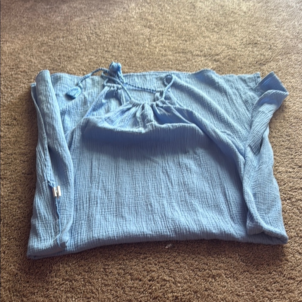 Island Vibes Blue Maxi Dress